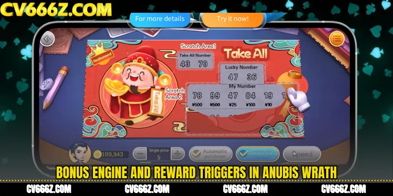 Bonus Engine and Reward Triggers in Anubis Wrath