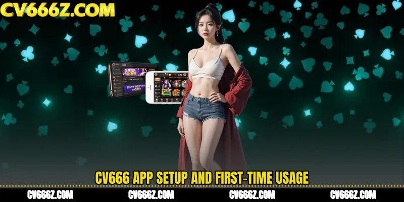 CV666 App Setup and First-Time Usage