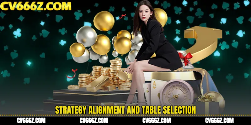 Strategy alignment and table selection